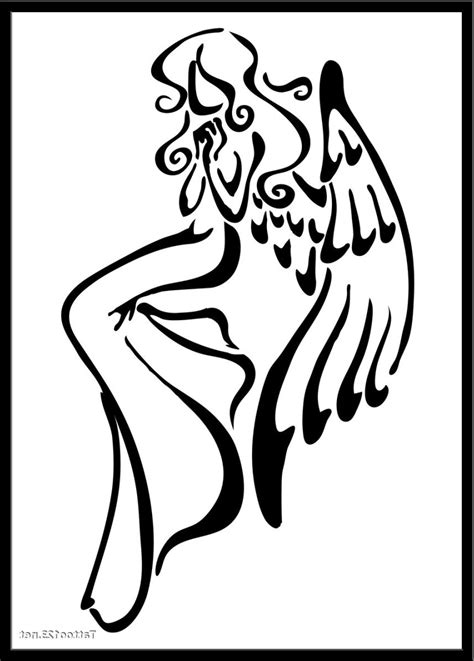 Simple Angel Drawing at GetDrawings | Free download