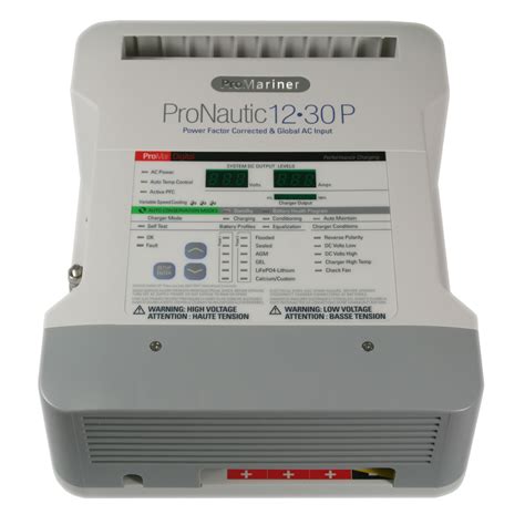 63130 | ProMariner ProNautic 1230P 12v 30 Amp 3-Bank Marine Battery Charger