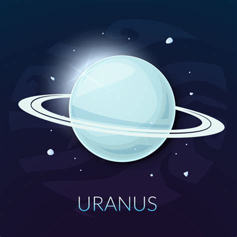 uranus vector - Vector Maps free download