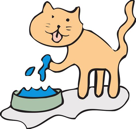 Download Cat, Water, Nature. Royalty-Free Vector Graphic - Pixabay