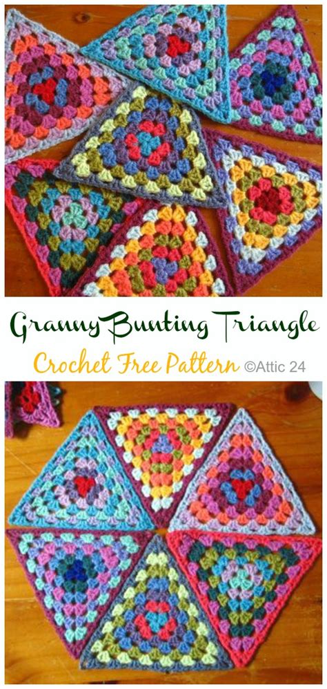 Crochet Triangle Free Patterns & Tutorials