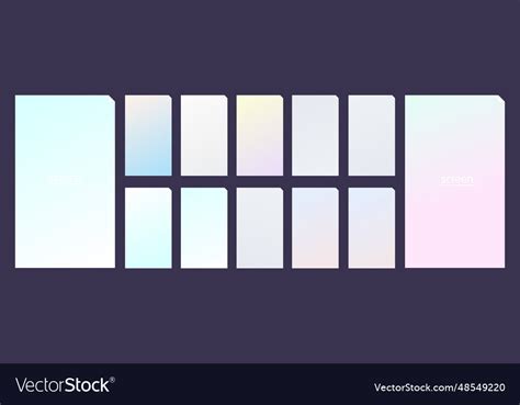 Soft pastel gradient smooth and vibrant color Vector Image