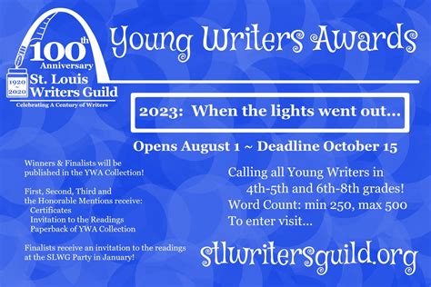 Young Writers Awards — St. Louis Writers Guild