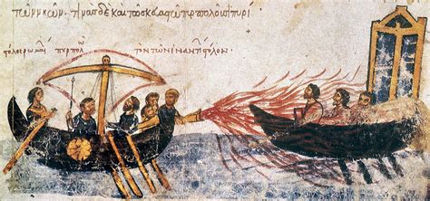 Warfare Greek Fire Painting by Granger - Fine Art America