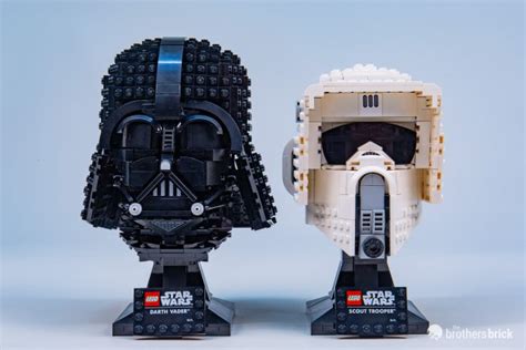 LEGO Star Wars Helmets 75304 Darth Vader + 75305 Scout Trooper - TBB ...