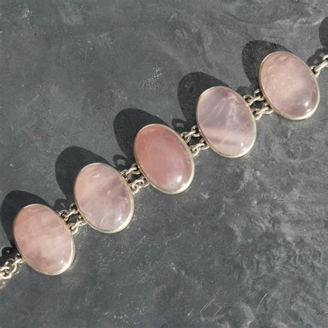 Rose Quartz Bracelet | Lumina Jewellery