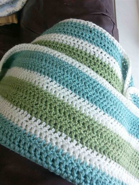 Made by Me. Shared with you.: Striped Crochet Afghan