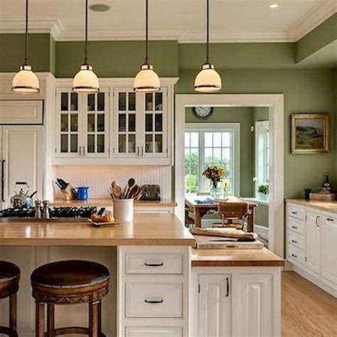 Green is truly a gorgeous color for your kitchen areas. It is vivid and great at the same time ...