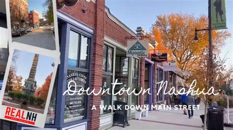 Downtown Nashua NH walking tour - Sidewalk Cafes & street scenes ...