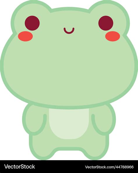 Kawaii frog design Royalty Free Vector Image - VectorStock