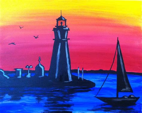 Light The Way - Pinot's Palette Painting