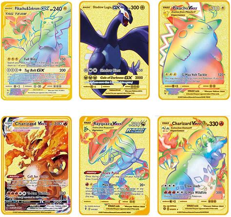 WESE 6pc Collector's Rare Shiny Gold Card - Pokemon India | Ubuy