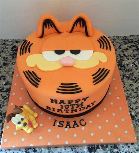 Garfield Birthday Cake (With Odie) - CakeCentral.com