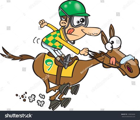 cartoon jockey riding a horse in a race | Horse cartoon, Horse clip art, Horse drawings