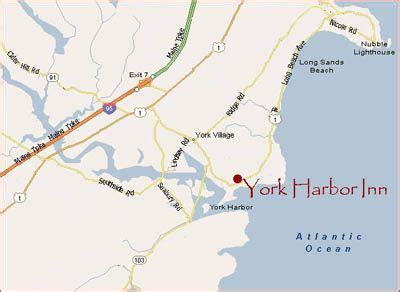 York Harbor, Maine Map and Directions - York Harbor Inn: York Harbor ...