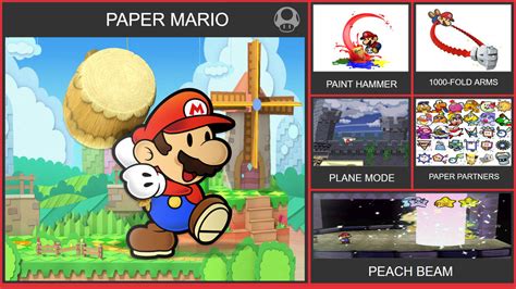 Paper Mario (Edited) Smash Bros Moveset by WilliamHeroofHyrule on ...