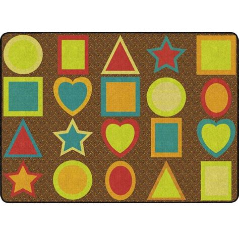 Shapes Rugs for Classrooms, Playrooms, Rec Rooms and Day-Cares