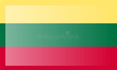 Lithuania Flag, Official Colors and Proportion Correctly. National ...