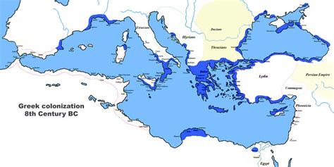 The first and second Greek colonization