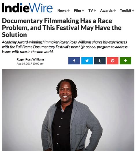 Indiewire Screenshot - Full Frame Documentary Film Festival