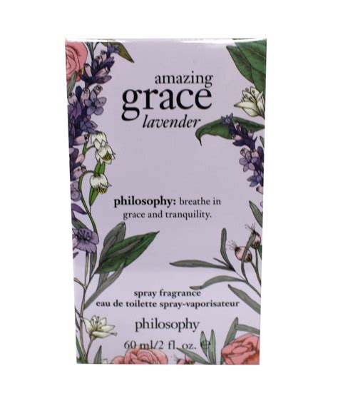 Philosophy Amazing Grace Lavender Perfume Body Spritz, 2 Ounce EDT ...