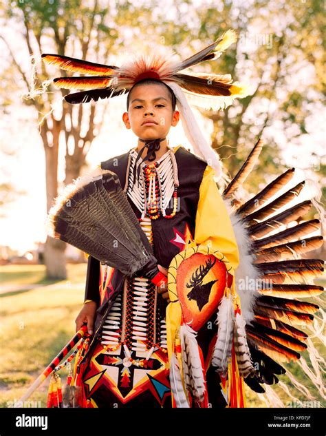 USA, Arizona, Holbrook, Navajo boy in traditional clothing Stock Photo - Alamy