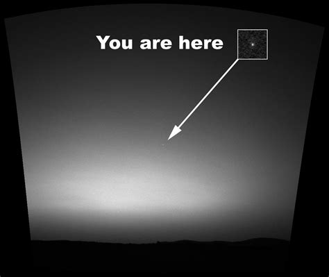 You are here: Earth as seen from Mars – NASA Mars Exploration