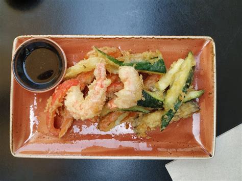 Japanese Food: Vegetables Tempura with Soy Stock Image - Image of frying, porcelain: 157926515