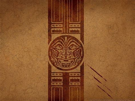 Moko A Tribal Design, art, tribal, beige, desenho, parchment, face, moko, burgundy, HD wallpaper ...