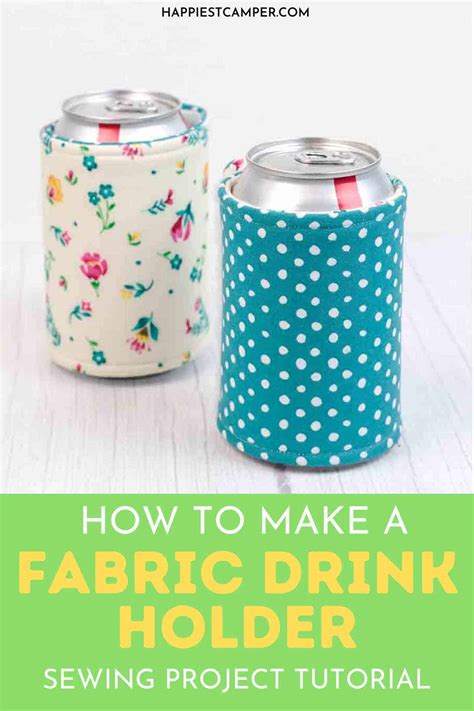 How To Make A Fabric Beverage Holder (Koozie)