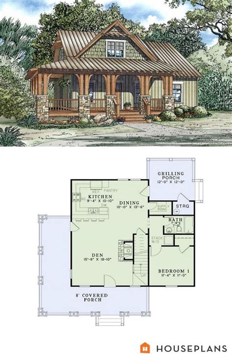 Retirement House Plans Small 2021 | Planos de casas pequeñas, Planos de ...