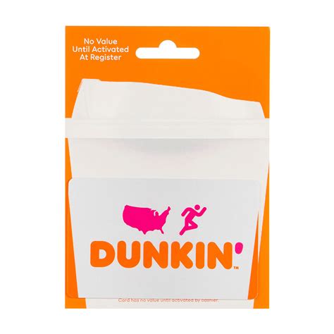 Dunkin Donuts Gift Card