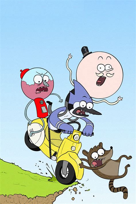 The Regular Show Characters Funny Humor Cartoon Poster – My Hot Posters