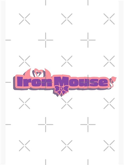 "Ironmouse Merch Ironmouse Logo" Poster for Sale by RayessAya | Redbubble