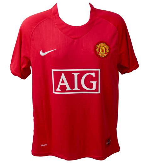 Cristiano Ronaldo Signed Manchester United Home Jersey (Beckett ...