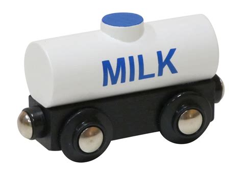 Milk Tank Car wooden train | Choo Choo Track & Toy Co.