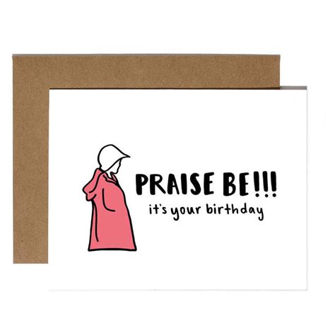 Handmaid's Tale Birthday Card | Brittany Paige – Outer Layer
