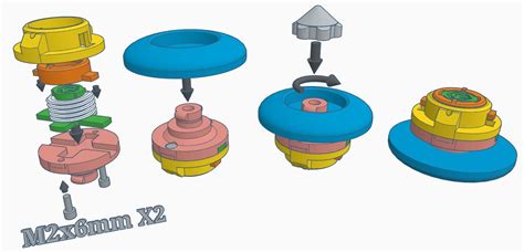 Beyblade 'Hex' Driver kit by Coal Fuse | Download free STL model | Printables.com