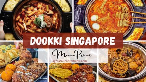 Dookki Menu Singapore With Price List (Updated 2024)