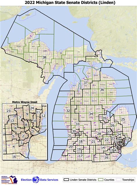 Election 2022: Here are detailed maps of Michigan’s new House, Senate and congressional ...