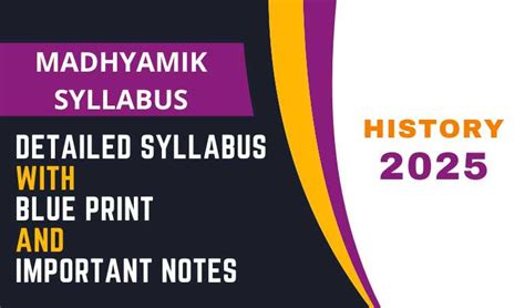 MADHYAMIK SYLLABUS 2025 HISTORY - Ramadan Tutorial WBBSE