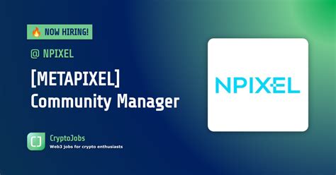 [METAPIXEL] Community Manager Job at NPIXEL