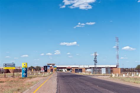 Entrance To The Upington International Airport Stock Photo - Download ...