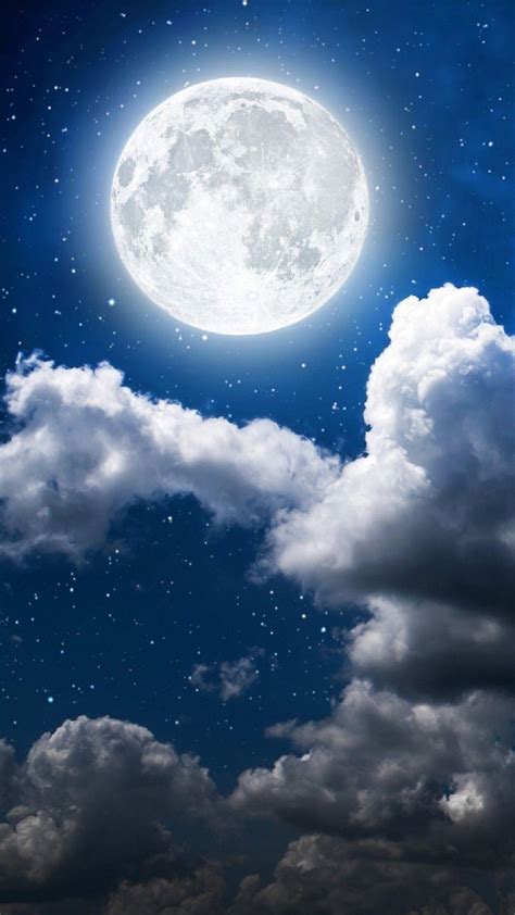 Moon and Clouds Wallpapers - Top Free Moon and Clouds Backgrounds ...