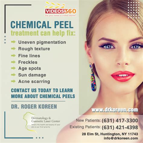 Do you know the benefits of chemical peel? To watch videos created ...