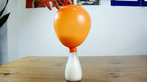 Self Inflating Balloon Science Experiment: An Easy Science Project To Do With Kids