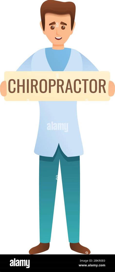 Chiropractor clinic icon. Cartoon of chiropractor clinic vector icon for web design isolated on ...