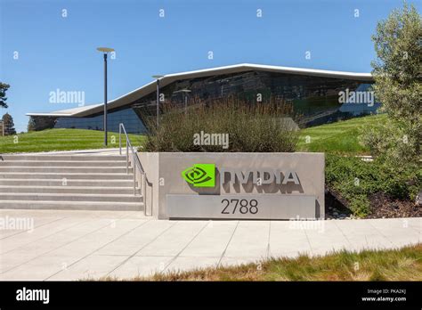 New headquarters building for Nvidia Stock Photo - Alamy