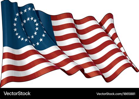 Us civil war union 37 star medalion flag Vector Image