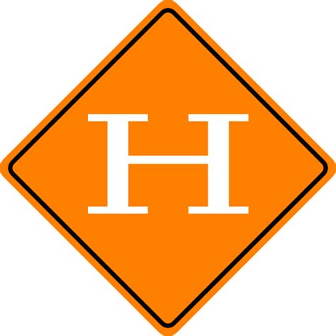 Orange Construction Sign Clip Art at Clker.com - vector clip art online ...